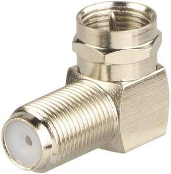 VCE Pack of 5F samec Angle Adapter 90stupňový satelitní adaptér pro anténní kabel, satelitní kabel,