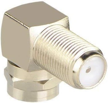 VCE Pack of 5F samec Angle Adapter 90stupňový satelitní adaptér pro anténní kabel, satelitní kabel,