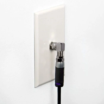 VCE Pack of 5F samec Angle Adapter 90stupňový satelitní adaptér pro anténní kabel, satelitní kabel,