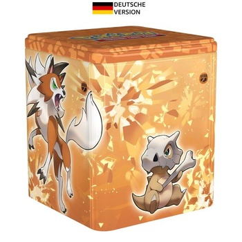 Pokémon TCG: Battle Stack Tin Box: Lycanroc (3 Booster Pack…