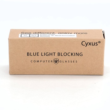 Okuliare blokujúce modré svetlo Cyxus strieborné