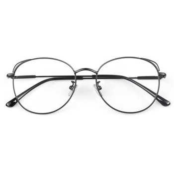 Dámské módní brýle LINVO Falešné kovové brýle pro kočky