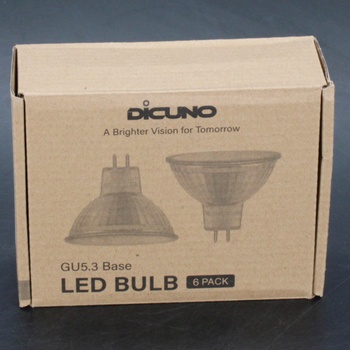 LED žárovky DiCUNO teplá bílí