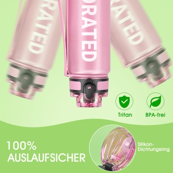 Fľaša na pitie Sahara Sailor, športová fľaša na pitie, [BPA-free Tritan] 500ML nepriepustná športová