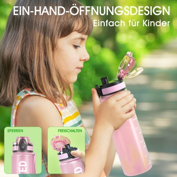 Fľaša na pitie Sahara Sailor, športová fľaša na pitie, [BPA-free Tritan] 500ML nepriepustná športová
