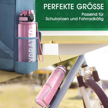 Fľaša na pitie Sahara Sailor, športová fľaša na pitie, [BPA-free Tritan] 500ML nepriepustná športová