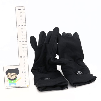 Vyhrievané rukavice ThxToms čierne veľ. XL