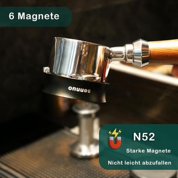 Krúžok na dávkovanie kávy 58 mm a 58,5 mm sitko na puk, hliníkový kovový lievik na espresso Presné