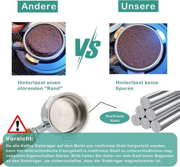 Krúžok na dávkovanie kávy 58 mm a 58,5 mm sitko na puk, hliníkový kovový lievik na espresso Presné