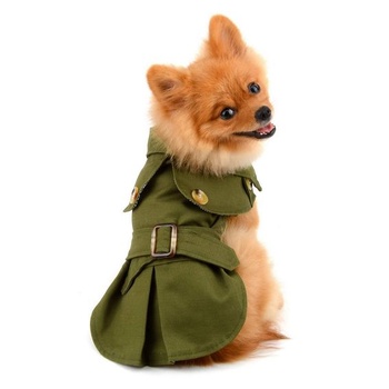 PAIDEFUL Westernová bunda pro malého psa Větruodolná Westernová bunda s páskem Podzim Zima Štěně