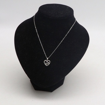 Dámský náhrdelník Lozache stříbrný, 45cm