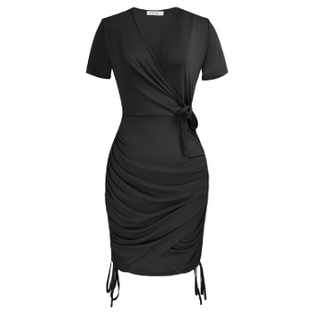 Dámské šaty LIUMILAC, černé, vel. XXL