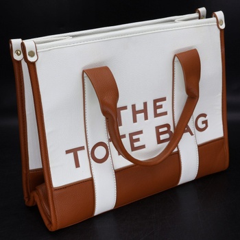 Dámska kabelka The Tote Bag hnedobiela