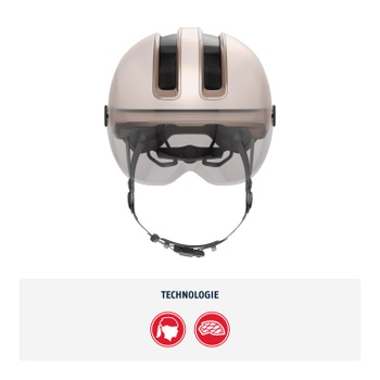 Cyklistická helma Abus vel. 57-61 béžová