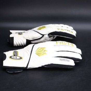 Brankářské rukavice FitsT4 Sports bílé