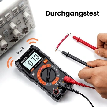 Digitálny multimeter KAIWEETS KM100, merač napätia pre AC/DC napätie, jednosmerný prúd, kontinuita,