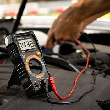 Digitálny multimeter KAIWEETS KM100, merač napätia pre AC/DC napätie, jednosmerný prúd, kontinuita,