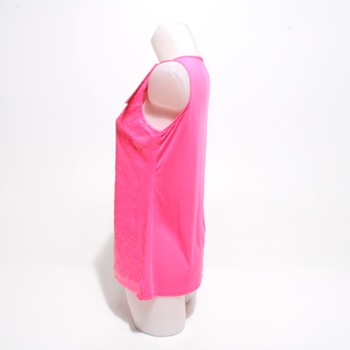 Kostým flitrovaný ružový top Boland L/XL