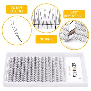 GEMERRY Big Box 3D 5D Ready Fan Volume Lashes (8-15 mm mix, 3D-0,10-C natočenie)