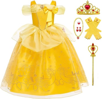 Dětský kostým ZaisuiFun princezna Bella 120