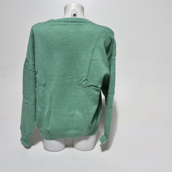 Dámský pletený svetr Jiraewh vel. L zelený