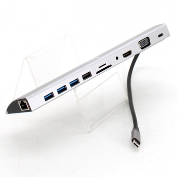 USB-C rozbočovač iBesi stříbrný 