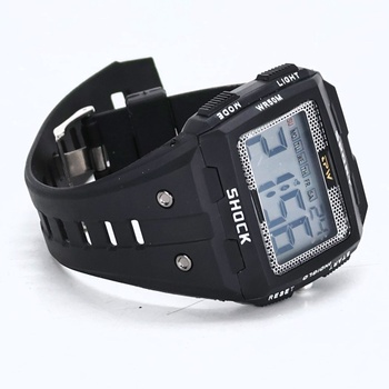 Digitální černé hodinky BEN NEVIS KS8905