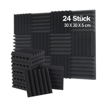Akustické desky Auslet 24ks černé