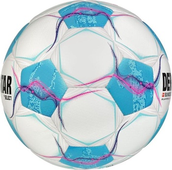 Derbystar Bundesliga Brilliant Replica S lopta, biela/modrá/ružová, 5