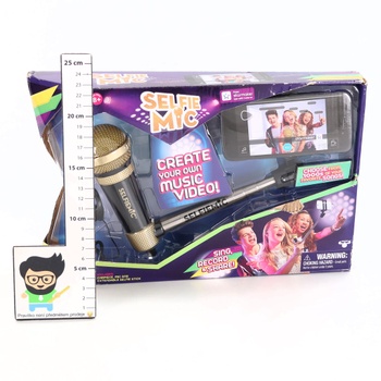 Detský selfie mikrofón IMC Toys čierny