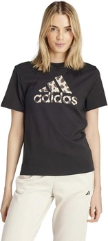 adidas Dámské tričko s grafikou Animal, černé, L
