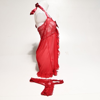 Set spodního prádla Sykooria vel.XL červený