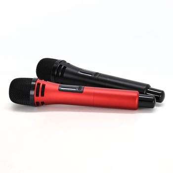 Bezdrátový mikrofon Tonor černý a červený