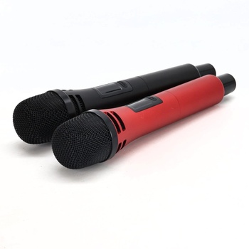 Bezdrôtový mikrofón Tonor čierny a červený