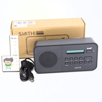 Přenosné rádio Smith-Style SMITHREDIBLKEU