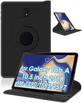 Pouzdro KATUMO pro Samsung Galaxy Tab A 10,5 palce 2018 SMT590/T595/T597 otočné foliové kožené