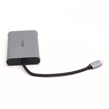 Šedý USB hub - rozbočovač LUDTOM 