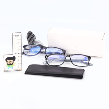 Dioptrické brýle MMOWW šedé a modré +1,0