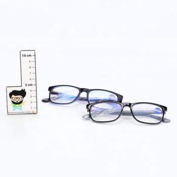 Dioptrické brýle MMOWW šedé a modré +1,0