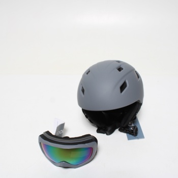 Lyžařská helma s brýlemi Odoland Skihelm XS