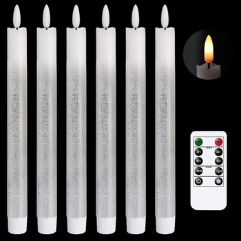 LED sviečky Eldnacele ‎ZGL006-Y, 6 ks