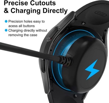 Jvchengxi [2 Pack puzdro pre Samsung Galaxy Watch 4/FE 40mm sklenené ochranné puzdro, HD