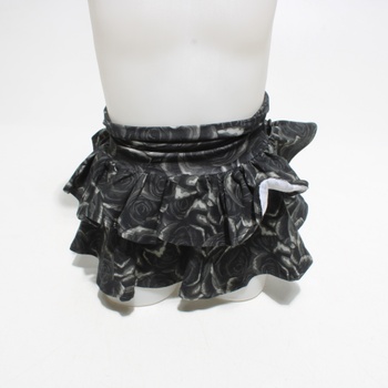 Dievčenská sukňa čierna s motívom rúží