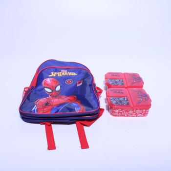 Školský batoh s desiatovými boxmi Spiderman