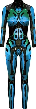 Halloweenský kostým SEAUR Dámský robotický cosplay Catsuit…