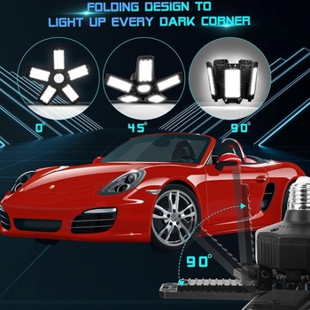 TASINUO Garážová lampa LED 160W Balenie 1 ks, 16000LM 6500K Veľmi jasné LED dielenské stropné