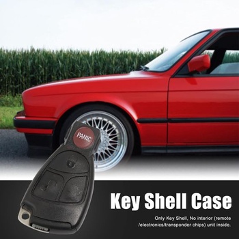 sourcing map Náhradní dálkový ovladač Smart Car s bezklíčovým vstupem Key Case Klíčenka pro