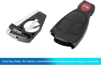 sourcing máp Náhradný diaľkový ovládač Smart Car s bezkľúčovým vstupom Key Case Kľúčenka pre