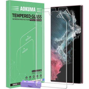 Ochranná fólie AOKUMA pro Samsung Galaxy S22 Ultra 5G, [balení 2 ks] Ochranná fólie z měkkého TPU