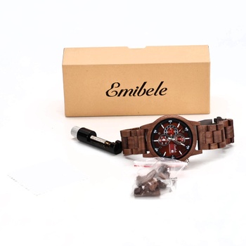 Dřevěné náramkové hodinky Emibele 1010 